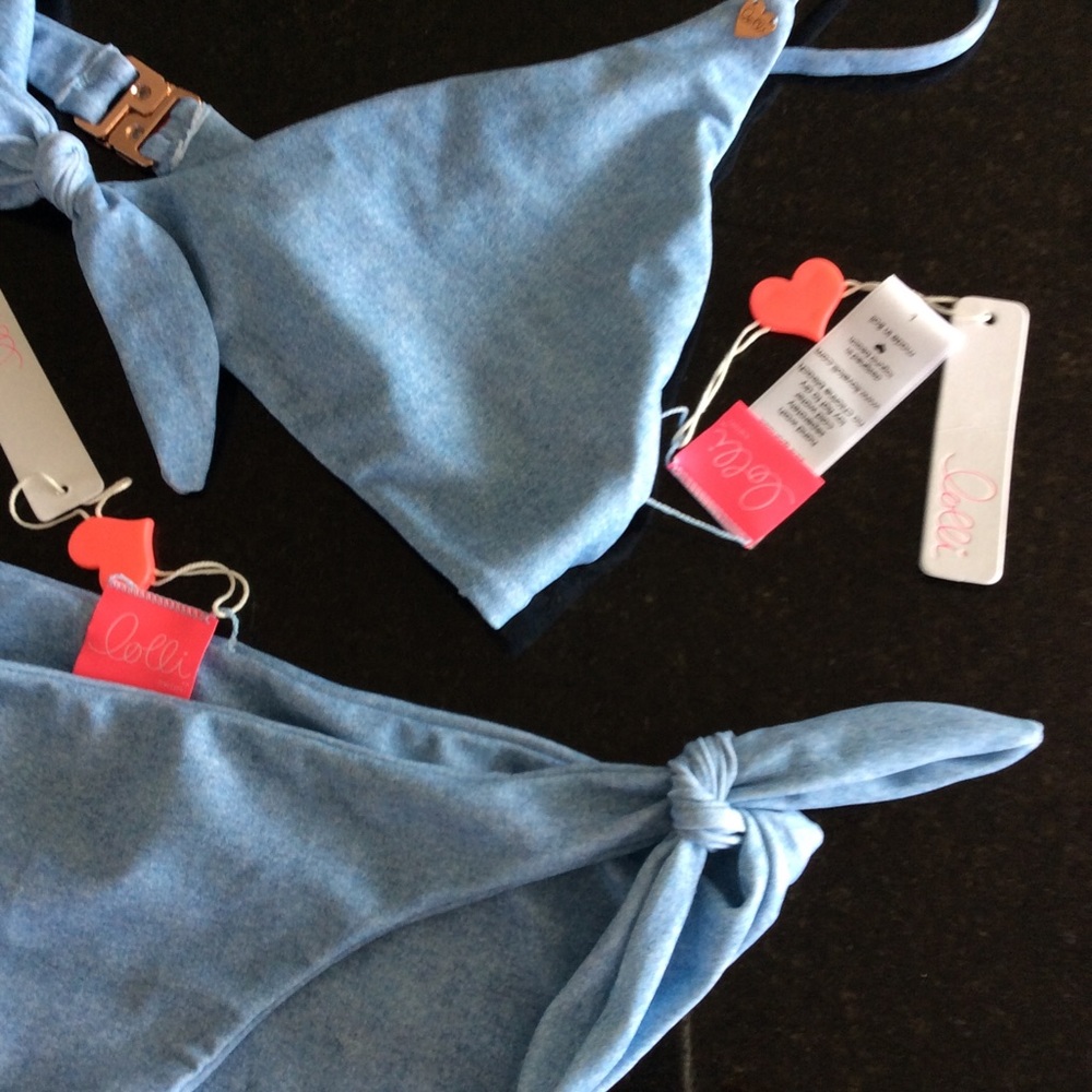 Lolli tie front top bikini set - Picture 5 of 8